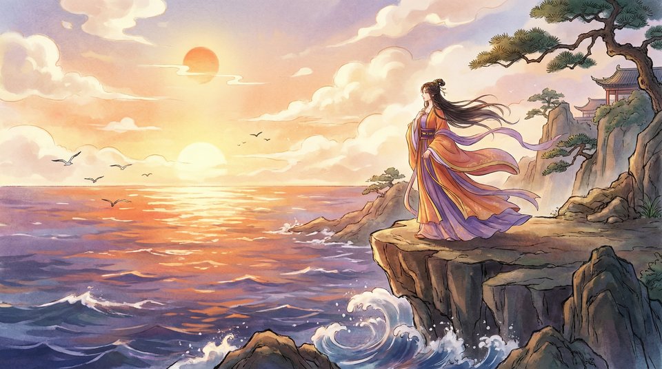 糖心vlog海边黄昏视频